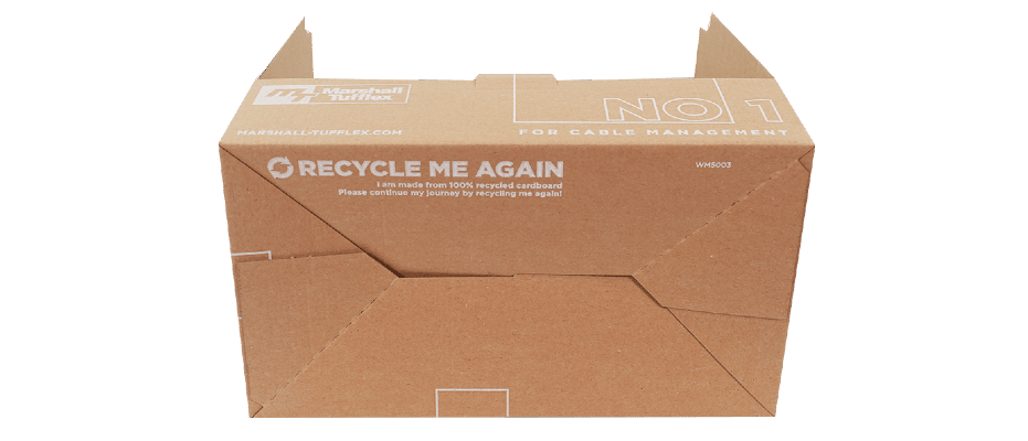 Smartfit Kappa's recyclable tape-free folding shipping boxes, showcasing an eco-friendly packaging solution designed for sustainability and waste reduction