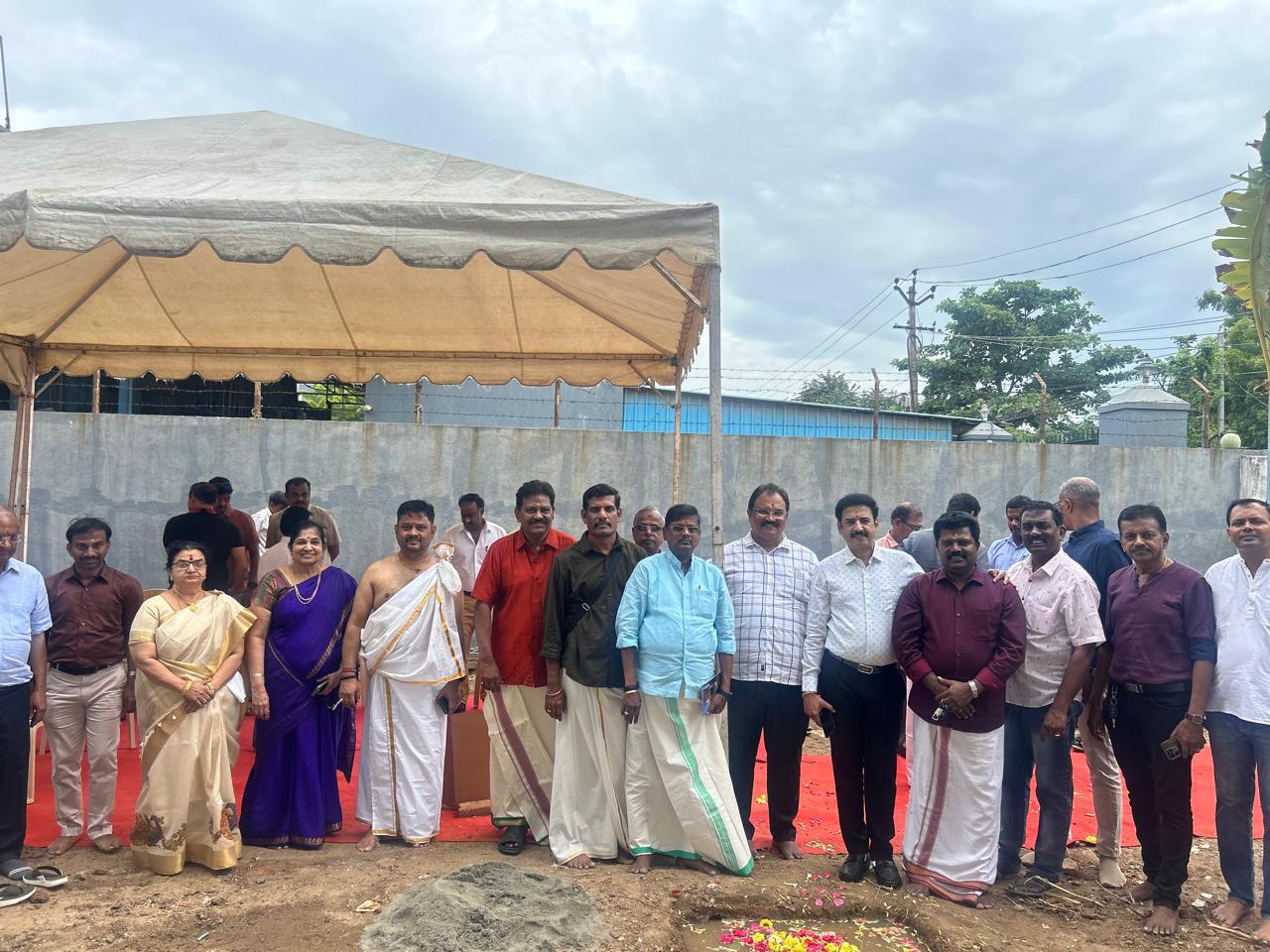 Bhoomi Pooja of SICBMA Technical Center & Office Building 