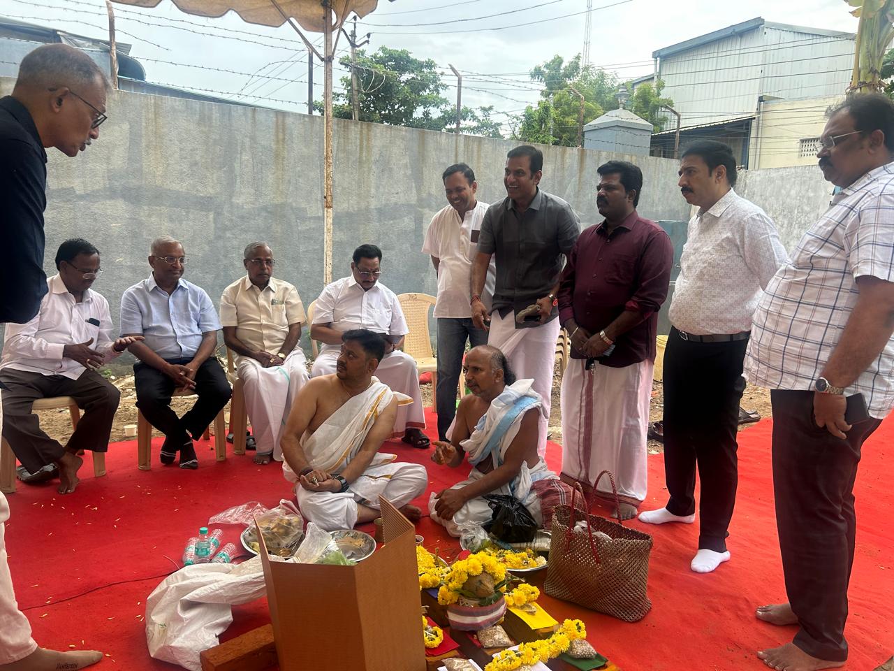 Bhoomi Pooja of SICBMA Technical Center & Office Building 